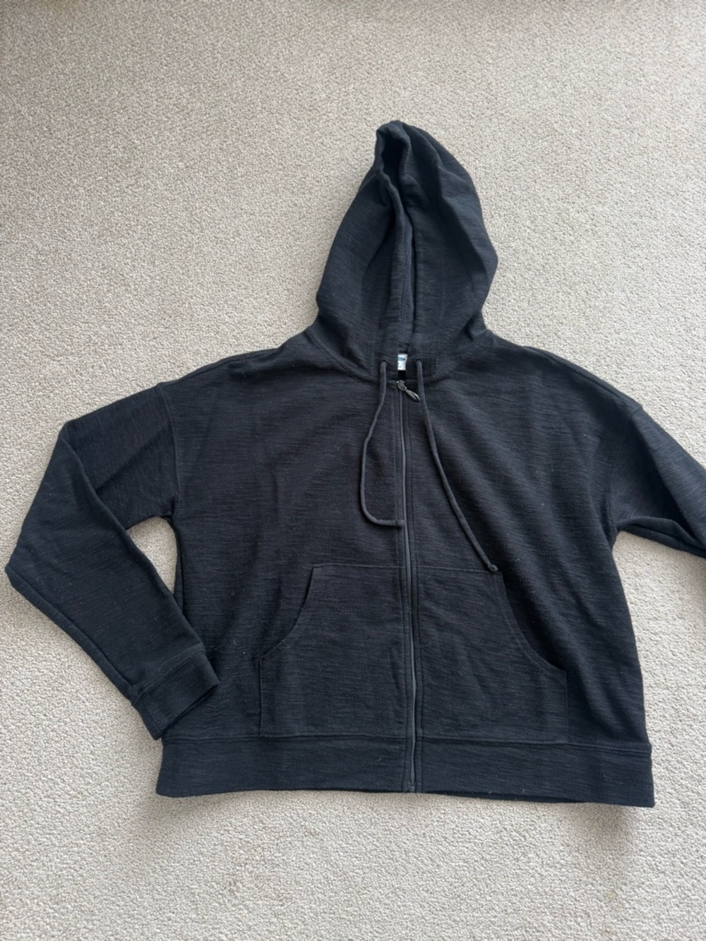 Old Navy Black Zip-Up Hoodie